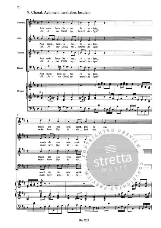 Johann Sebastian Bach - Choral settings from the Christmas Oratorio Part I-III