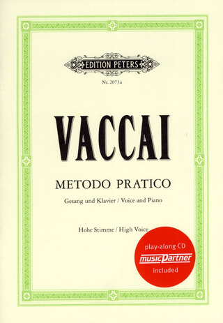 Nicola Vaccai: Metodo pratico di Canto Italiano – hohe Stimme