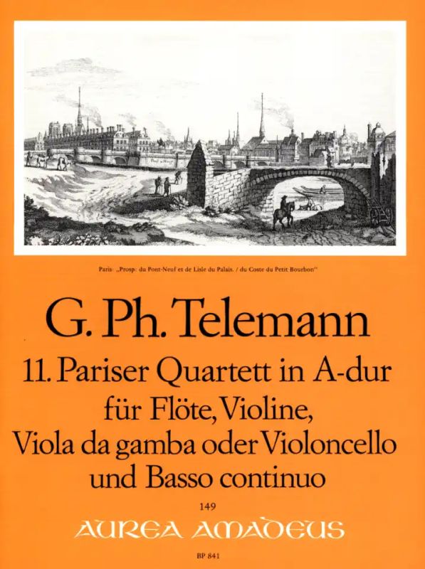 Georg Philipp Telemann - Pariser Quartett 11 A-Dur