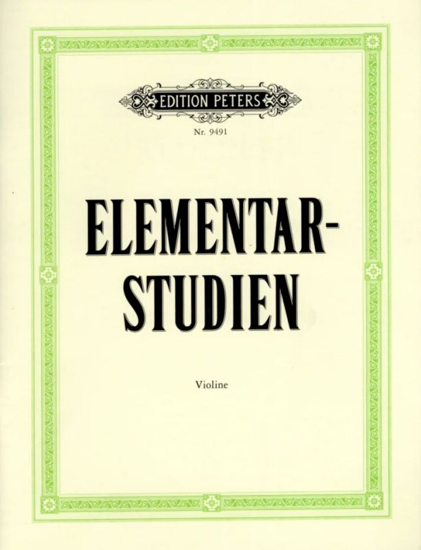 Elementarstudien für Violine
