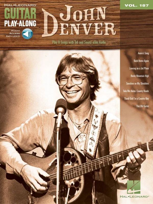 John Denver - Guitar Play-Along Volume 187: John Denver (Book/Online Audio)
