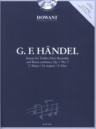 Georg Friedrich Händel - Sonate für Altblockflöte und Basso continuo op. 1 Nr. 7 in C-Dur