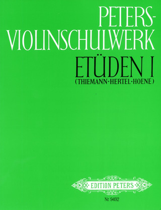 Peters-Violinschulwerk: Etüden 1