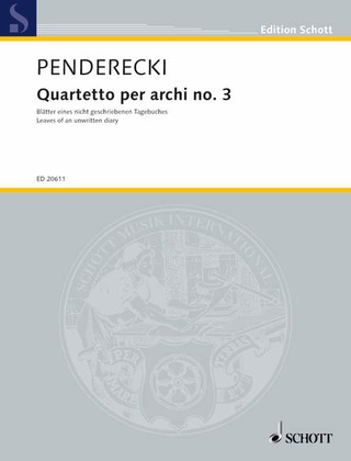 Krzysztof Penderecki - Quartetto per archi no. 3
