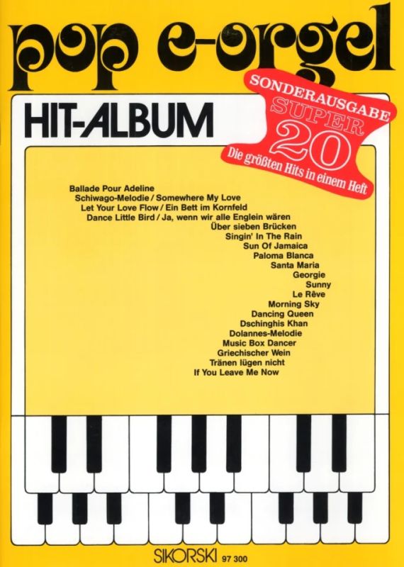Pop E-Orgel Hit-Album Super 20 (0)