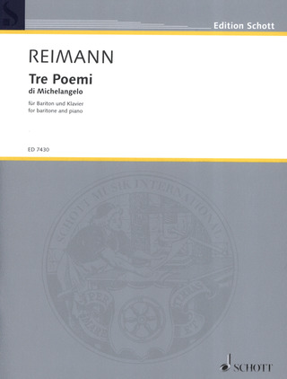 Aribert Reimann - Tre Poemi di Michelangelo