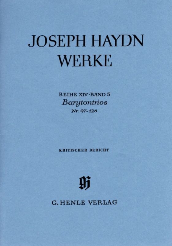 Joseph Haydn - Barytontrios Nr. 97 - 126 (0)