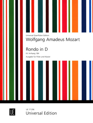 W.A. Mozart - Rondo D-Dur KVAnh.184