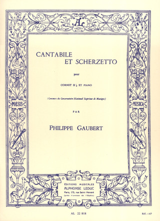 Philippe Gaubert - Cantabile Et Scherzetto