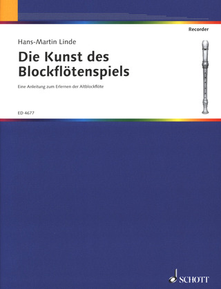 Hans-Martin Linde - Die Kunst des Blockflötenspiels