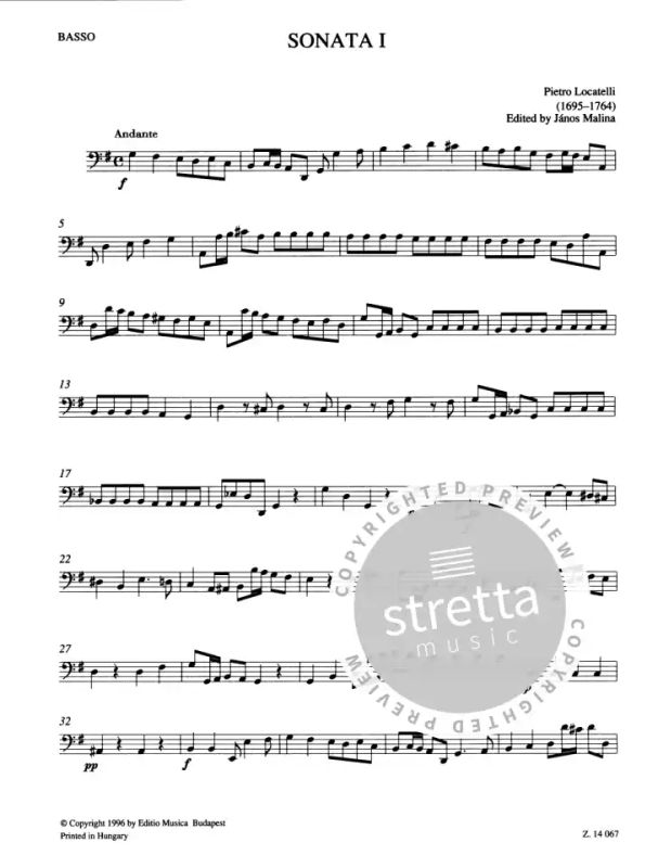 Pietro Antonio Locatelli - 6 Sonate a tre per due violini o flauti traversi e basso continuo op. 5