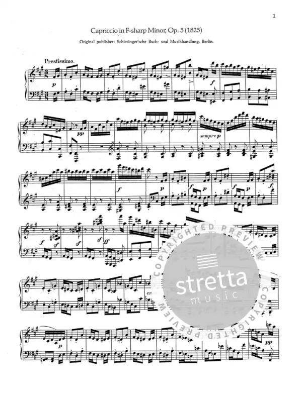 Felix Mendelssohn Bartholdy - Complete Works for Pianoforte Solo 1 (1)