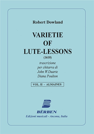 Robert Dowland - Varietie Of Lute Lessons Vol 2