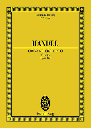 Georg Friedrich Haendel - Orgel-Konzert Nr. 2  B-Dur op. 4/2 HWV 290