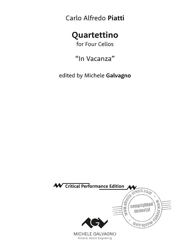 Alfredo Piatti - Quartettino "In Vacanza"