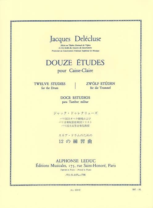 Jacques Delécluse - 12 Studies