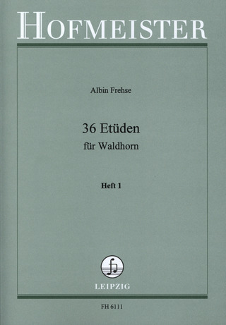 Albin Frehse - 36 Etüden 1