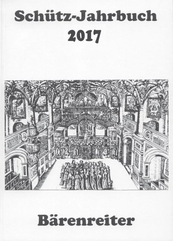 Schütz-Jahrbuch 2017, 39. Jahrgang