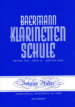 Carl Baermann - Klarinettenschule op. 63 – Erster Teil