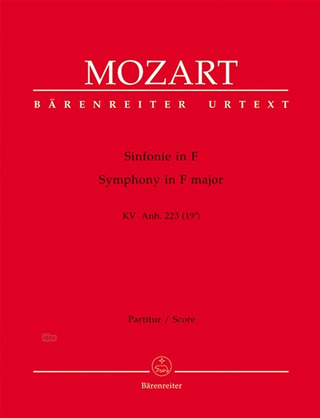 Wolfgang Amadeus Mozart - Sinfonie F-Dur KV Anh. 223 (19a)