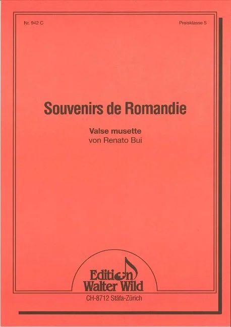 Renato Bui - Souvenirs De Romandie