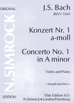 Johann Sebastian Bach - Violinkonzert  a-Moll BWV 1041