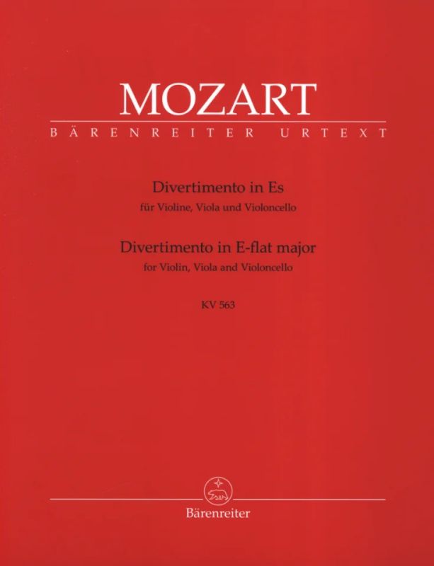 Wolfgang Amadeus Mozart - Divertimento für Violine, Viola und Violoncello Es-Dur KV 563