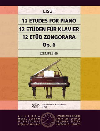 Franz Liszt - 12 Etüden op. 6