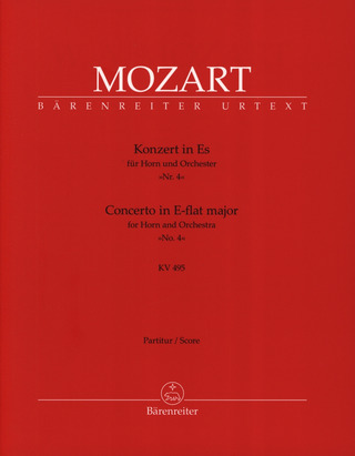 Wolfgang Amadeus Mozart - Konzert für Horn und Orchester Nr. 4 Es-Dur KV 495