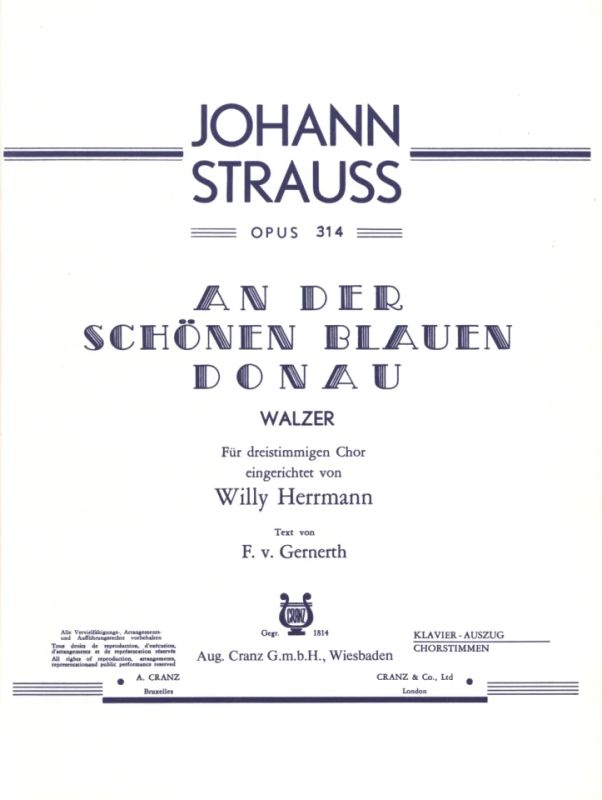 Johann Strauß (Sohn) - An der schönen blauen Donau op. 314