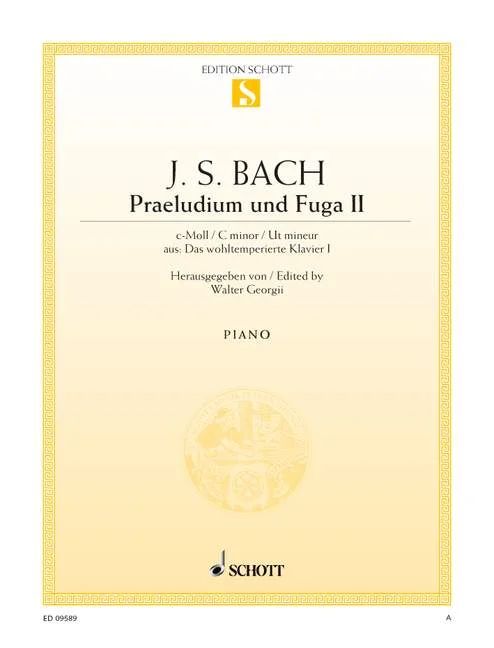 Johann Sebastian Bach - Prelude II and Fugue II C minor