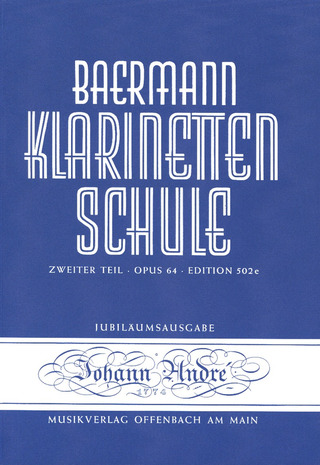 Carl Baermann - Klarinettenschule op. 64 – Zweiter Teil