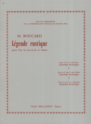 Marcel Boucard - Légende rustique