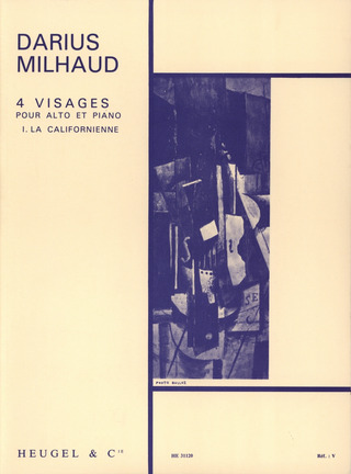 Darius Milhaud - Quatre Visages Op.238 No.1 - La Californienne