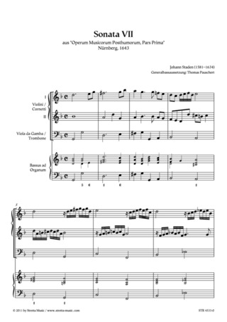 Johann Staden: Sonata VII
