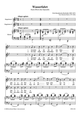 Felix Mendelssohn Bartholdy - Wasserfahrt