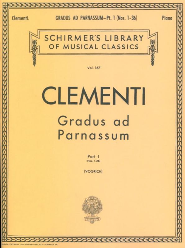 Muzio Clementi - Gradus ad Parnassum 1