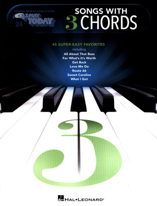 E-Z Play Today 24: Songs with 3 Chords
