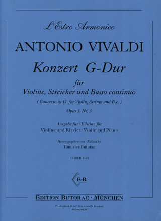 Antonio Vivaldi - Konzert G-Dur op. 3/3