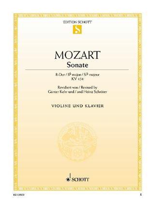 Wolfgang Amadeus Mozart - Sonata Bb Major