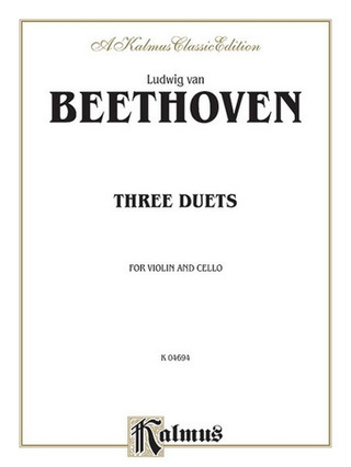 Ludwig van Beethoven - Three Duets for Violin and Cello