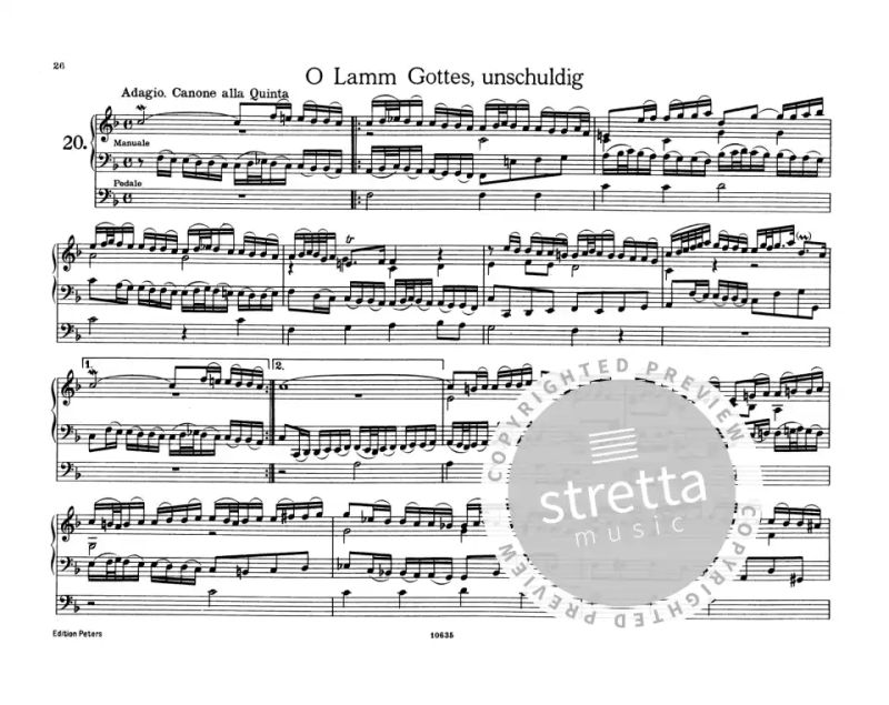 Johann Sebastian Bach - Orgelbüchlein BWV 599-644