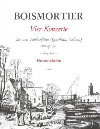 Joseph Bodin de Boismortier: 4 Konzerte op. 38 Nr. 1, 2, 3, 5