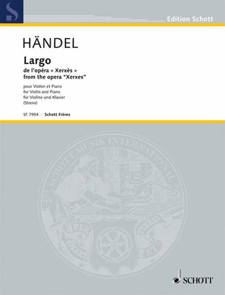 Georg Friedrich Haendel - Largo si bémol mineur
