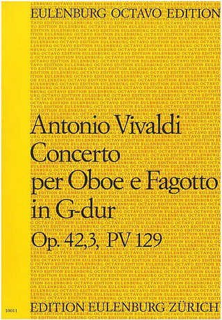 Antonio Vivaldi - Konzert für Oboe und Fagott G-Dur op. 42/3 RV 545, PV 129, F. XII/36, Ric. 280