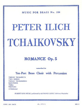Piotr Ilitch Tchaïkovski - Romance In F Minor Op.5