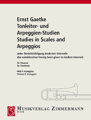 Ernst Gaetke - Tonleiter- und Arpeggien-Studien