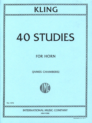 Henri Kling - 40 Studi (Chambers)
