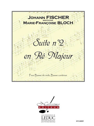 Johann Fischer - Suite No 2 In D Major Bass Viola Da Gamba & BC