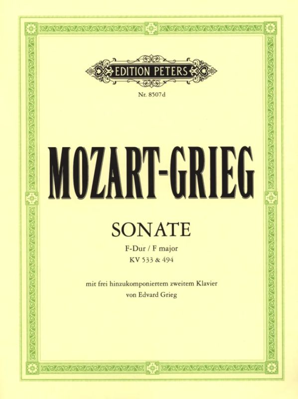 Wolfgang Amadeus Mozart - Sonate F-Dur KV 533/KV 494